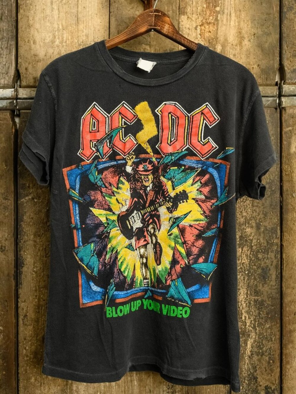 AC DC Blow Up Your Video Shirt, Vintage Rock Band Tee, Retro Heavy Metal Concert